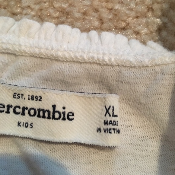 Abercrombie Kids, white tank, XL - Picture 2 of 2