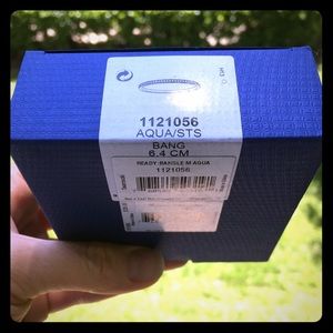 Swarovski Bangle Aqua Crystals