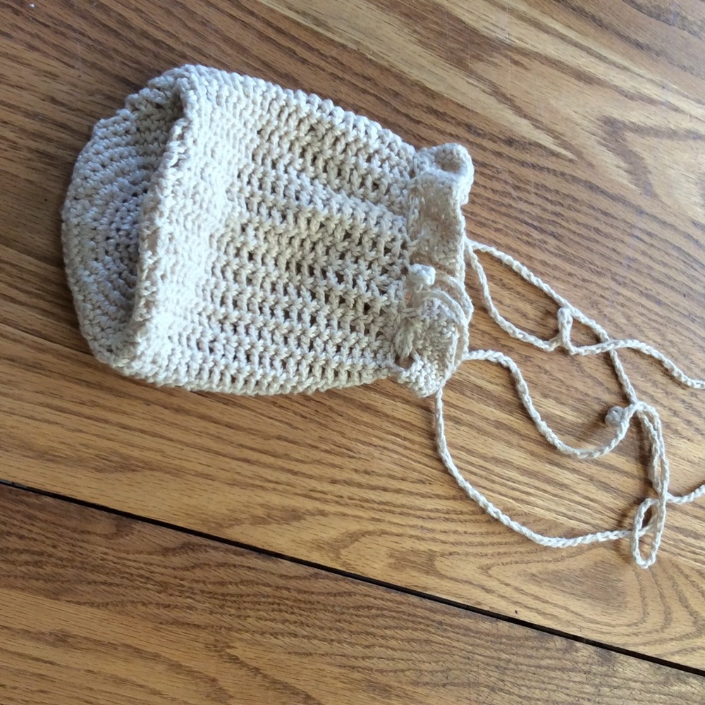 Hand crocheted purse