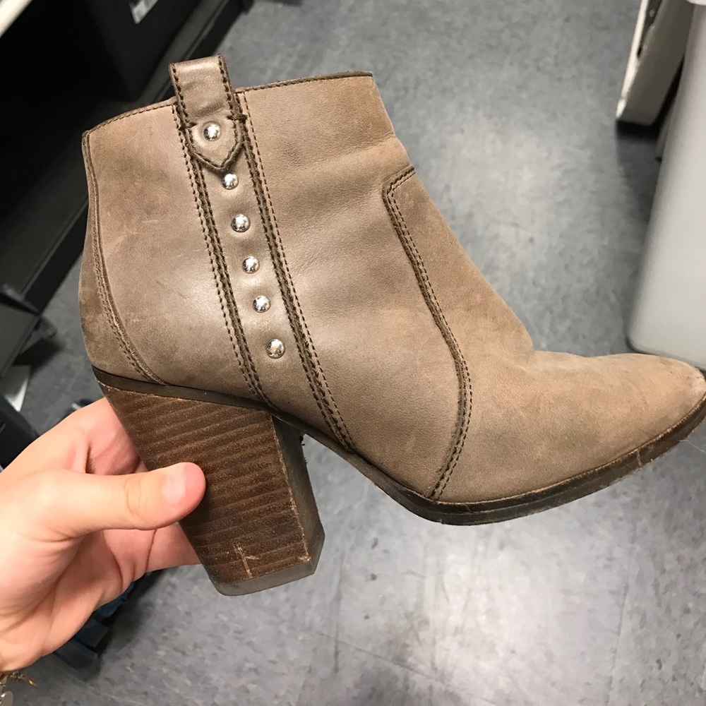 Coach Taupe Booties