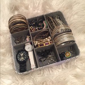 Jewelry Pieces and Holder