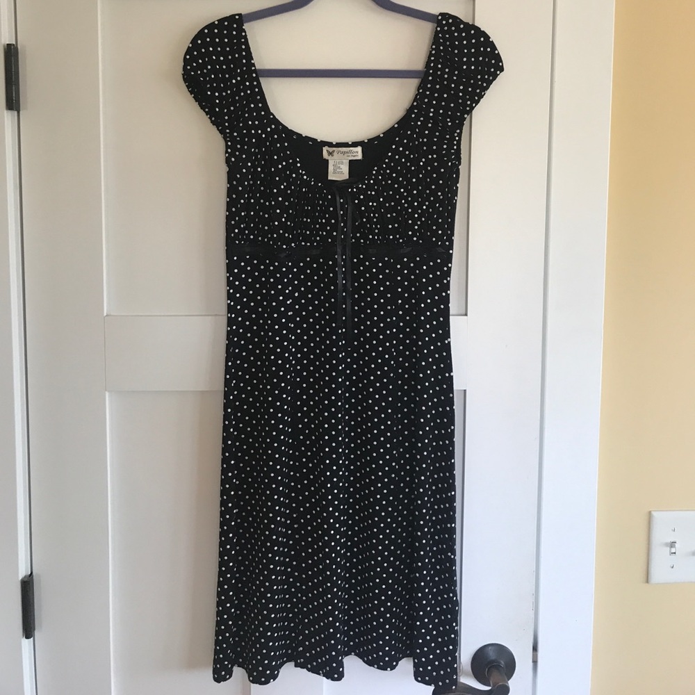 Black & White polka dot dress!