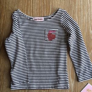 Juicy couture girls shirt size 3-6 months