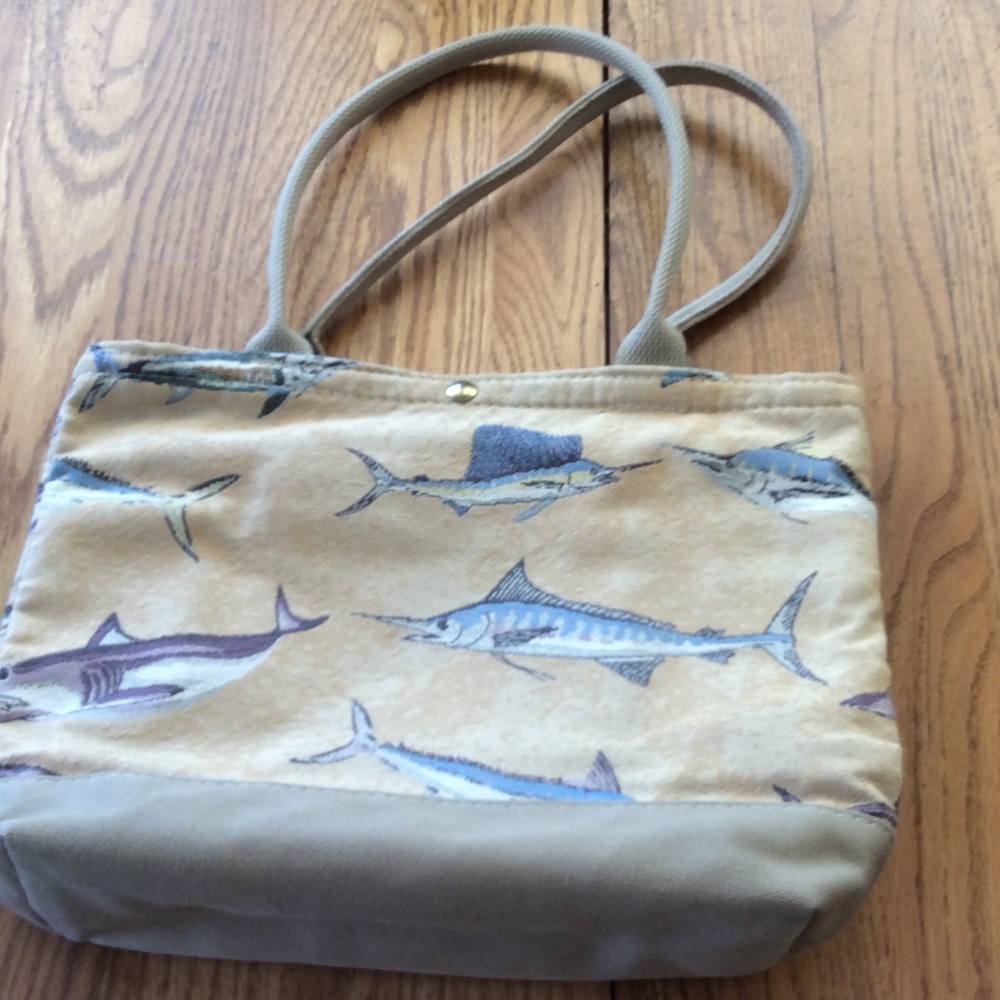 Blue marlin purse