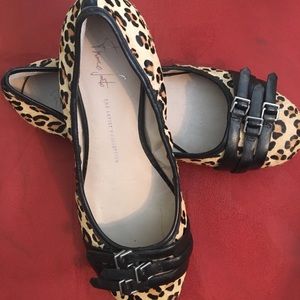 Franco Sarto Leopard flats