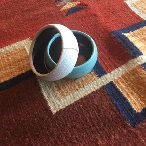 Two genuine leather bracelets