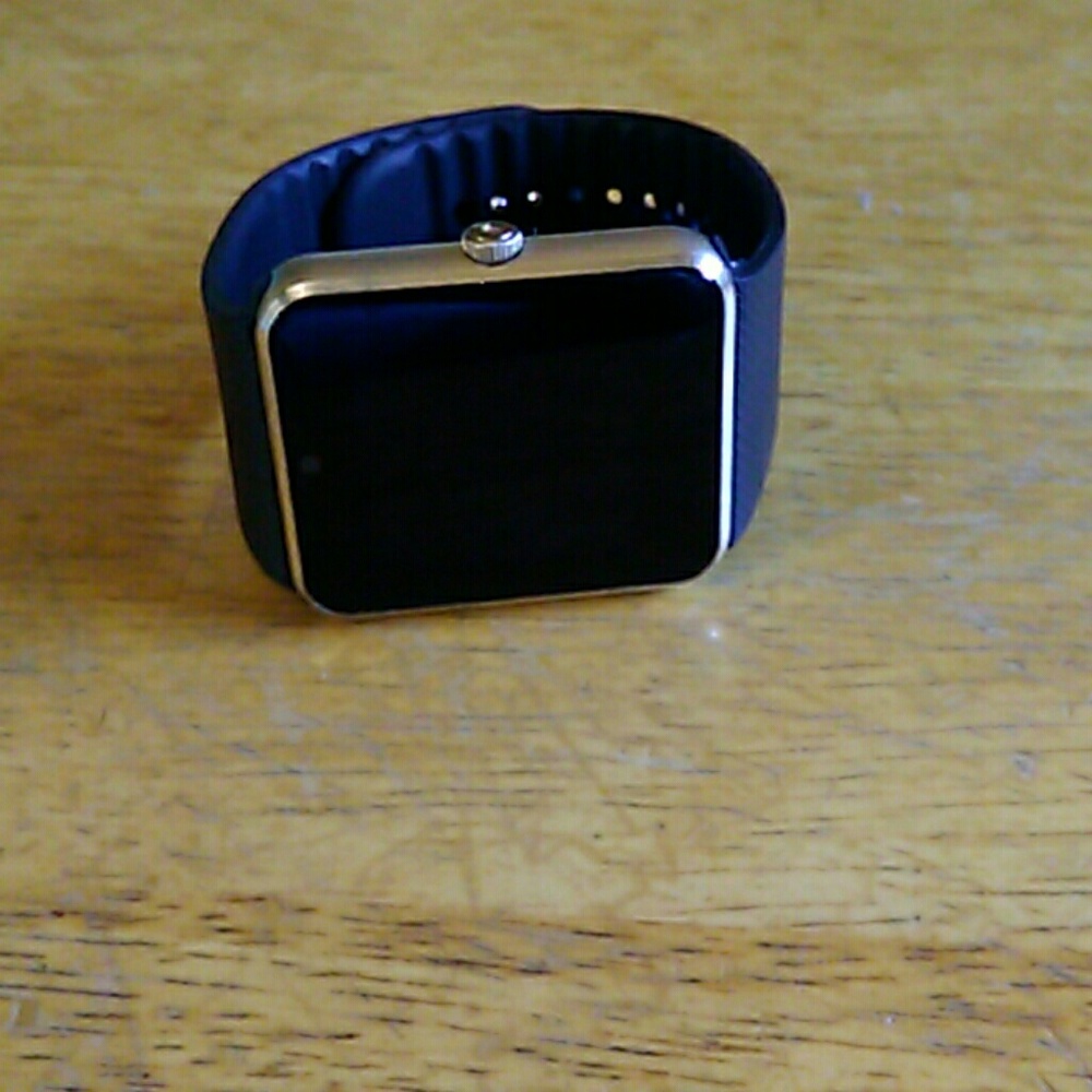 Rose gold android smart watch