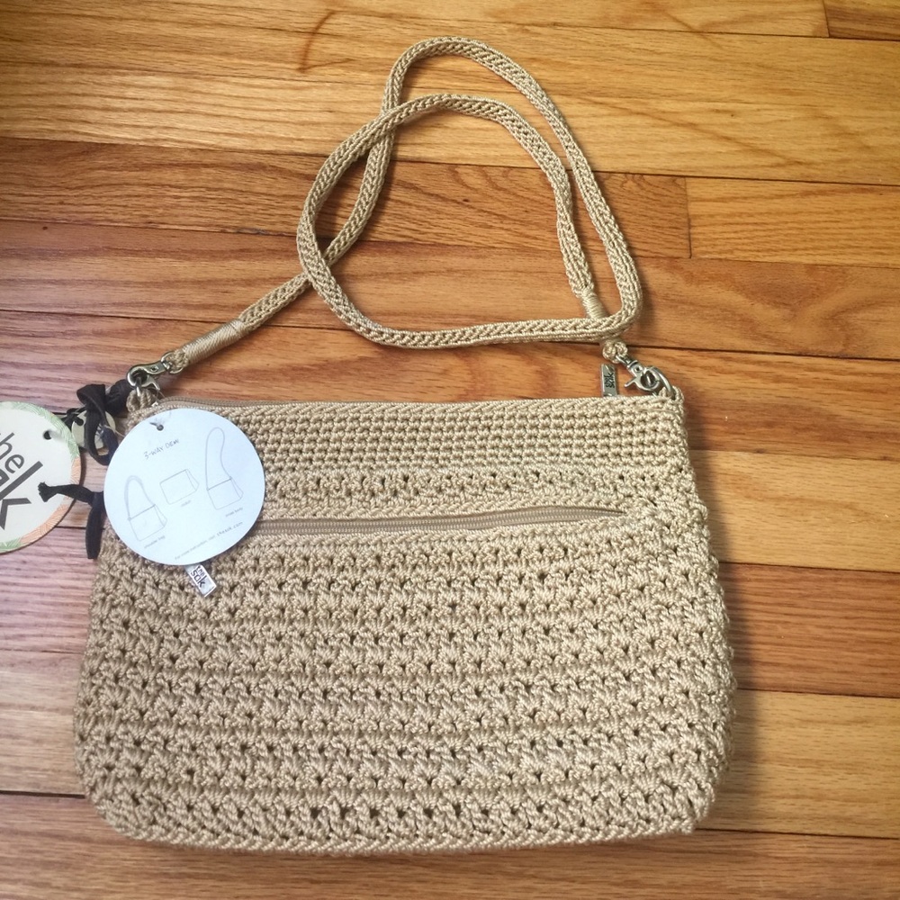 The Sak hand-crocheted 3 way bag