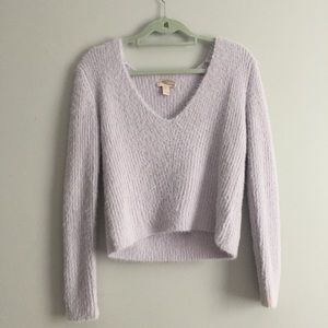 Purple Fuzzy Sweater