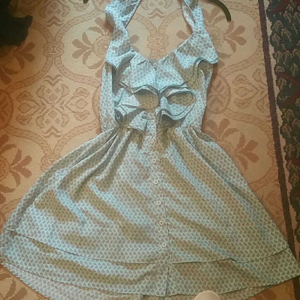 Bird print dress