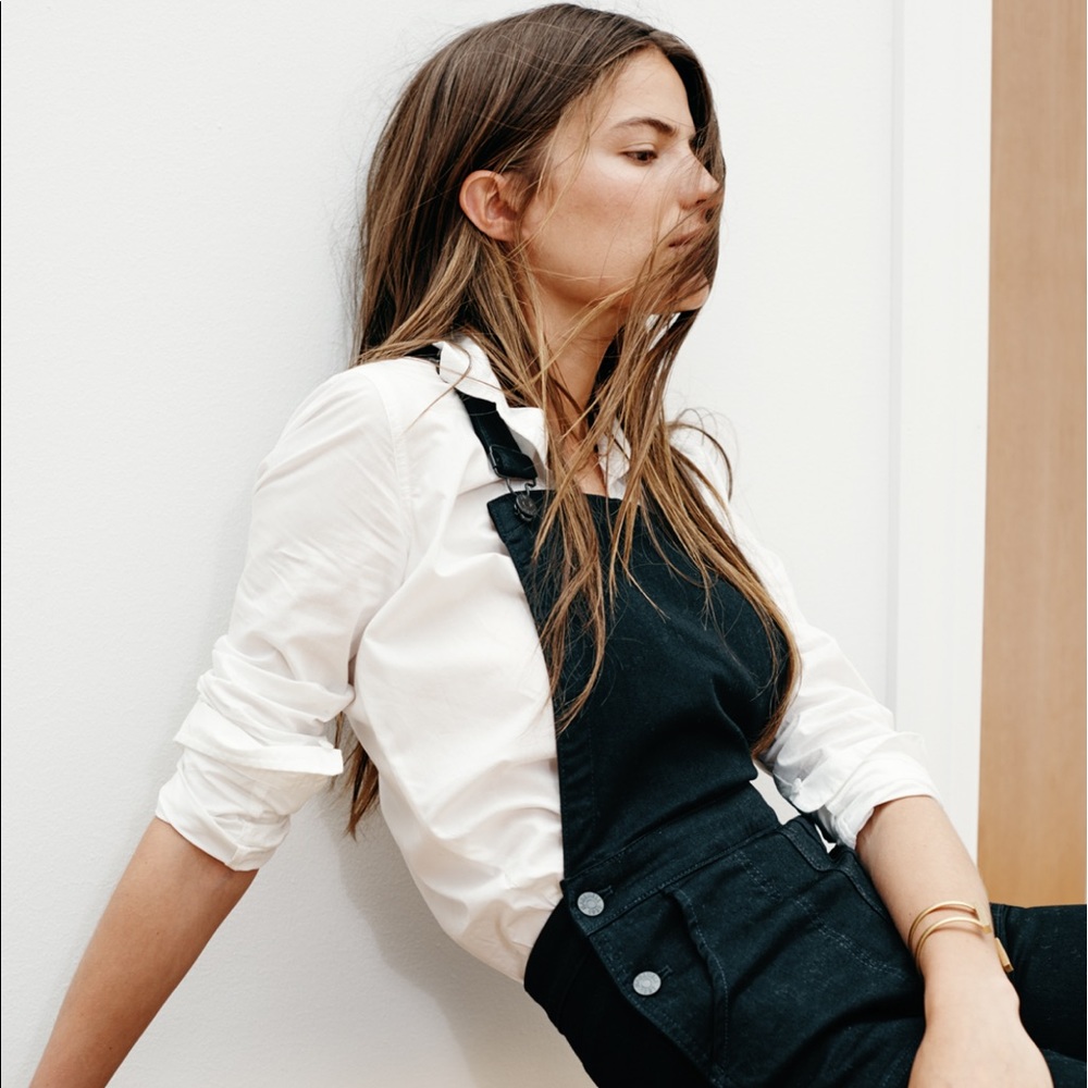 Madewell Cross-Back Overalls in Size XS