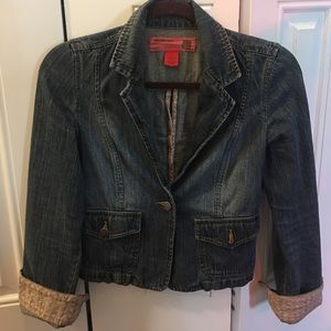 SM fitted MOSSISSUE: fitten denim jacket 💃🏻🙅🏻