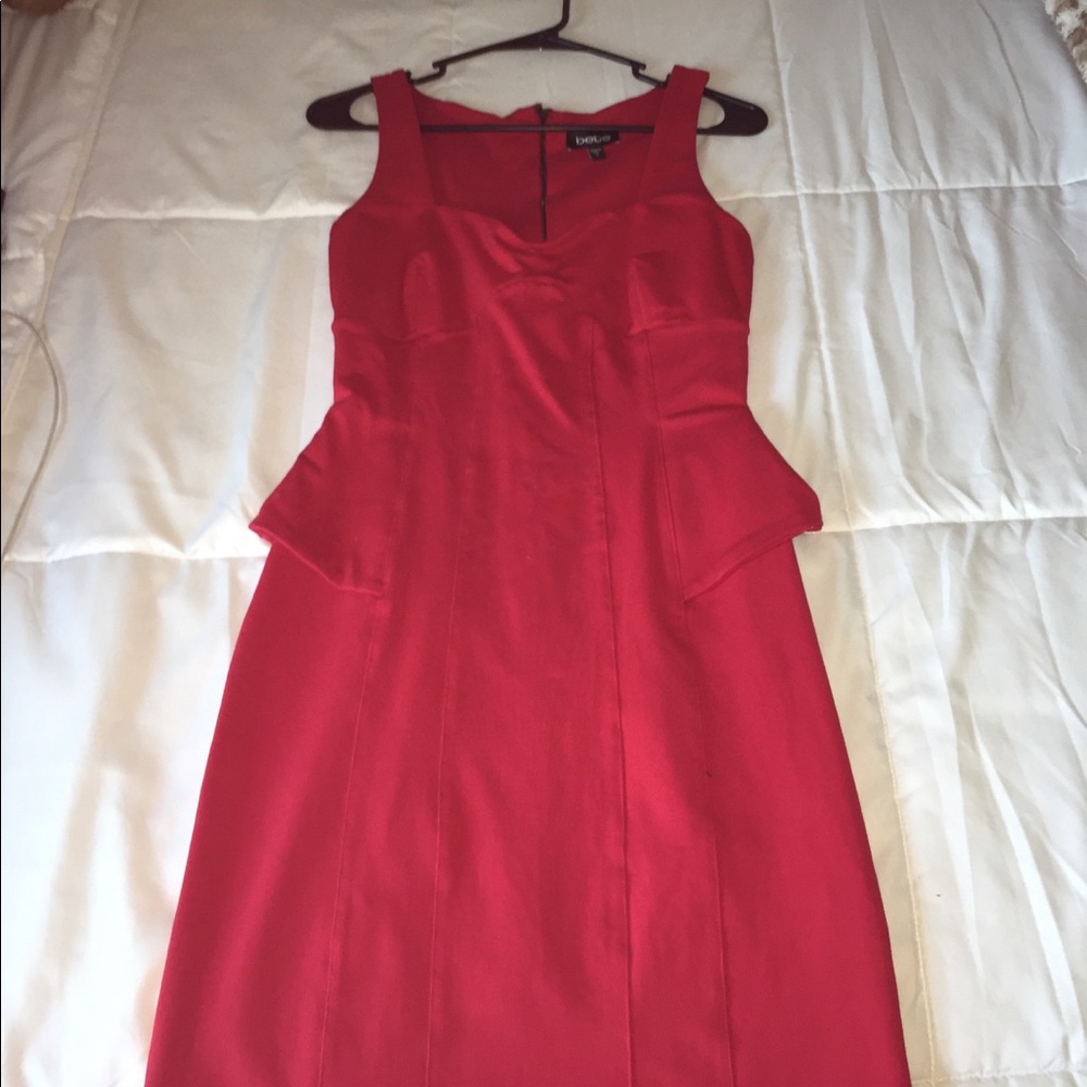 Bebe Red Formal Dress