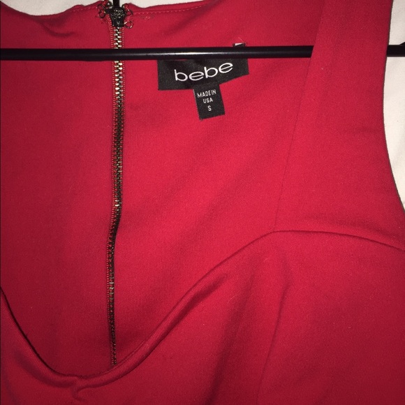 Bebe Red Formal Dress - Picture 2 of 4