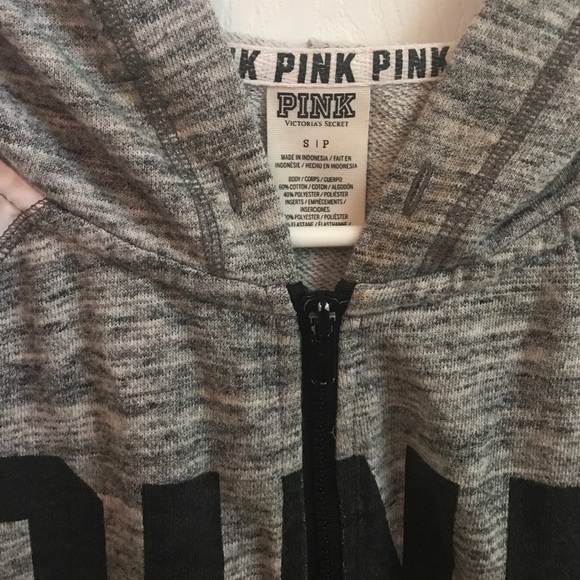 Pink full-zip hoodie - Picture 3 of 3