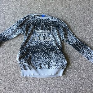 Adidas long sweater with pockets.