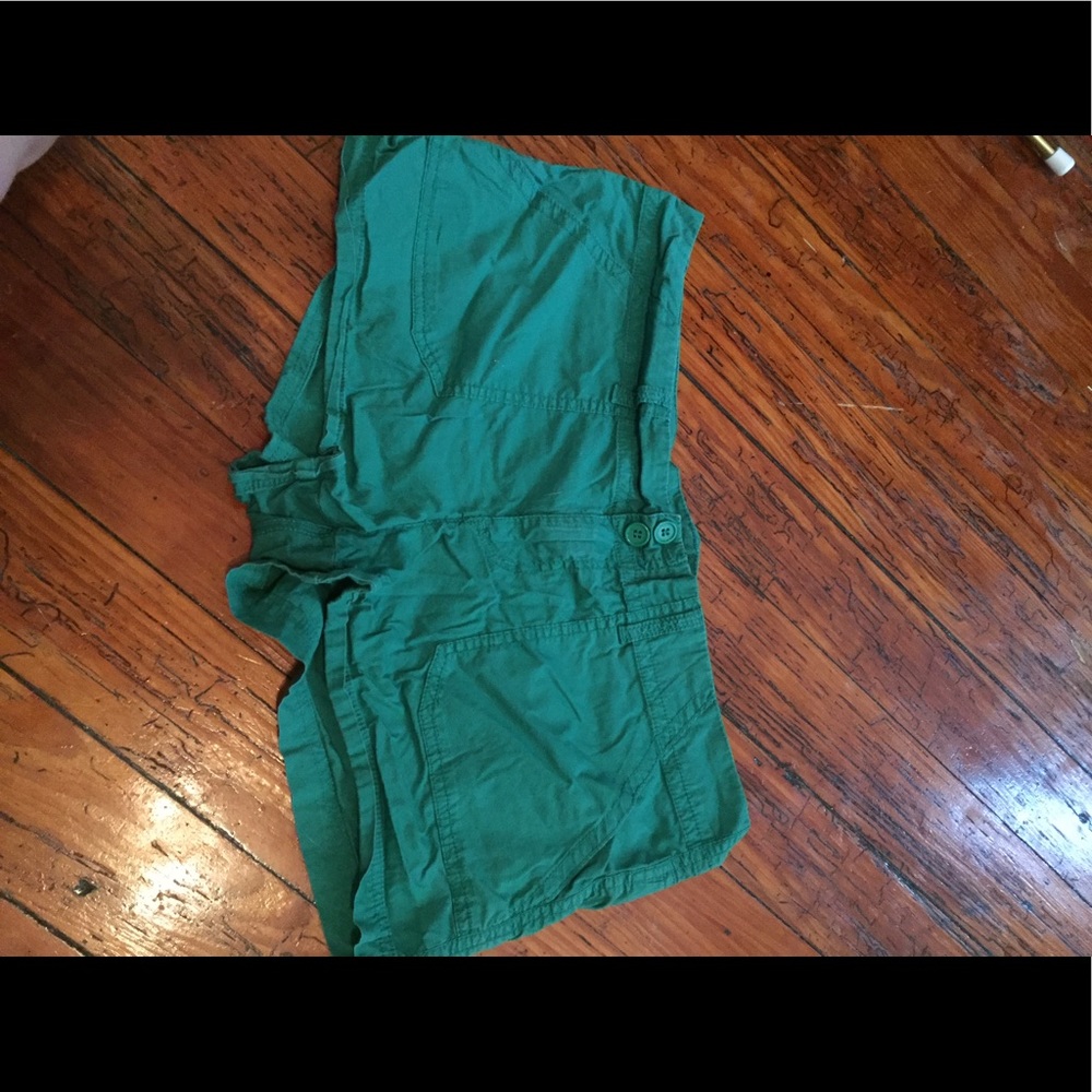 Green shorts