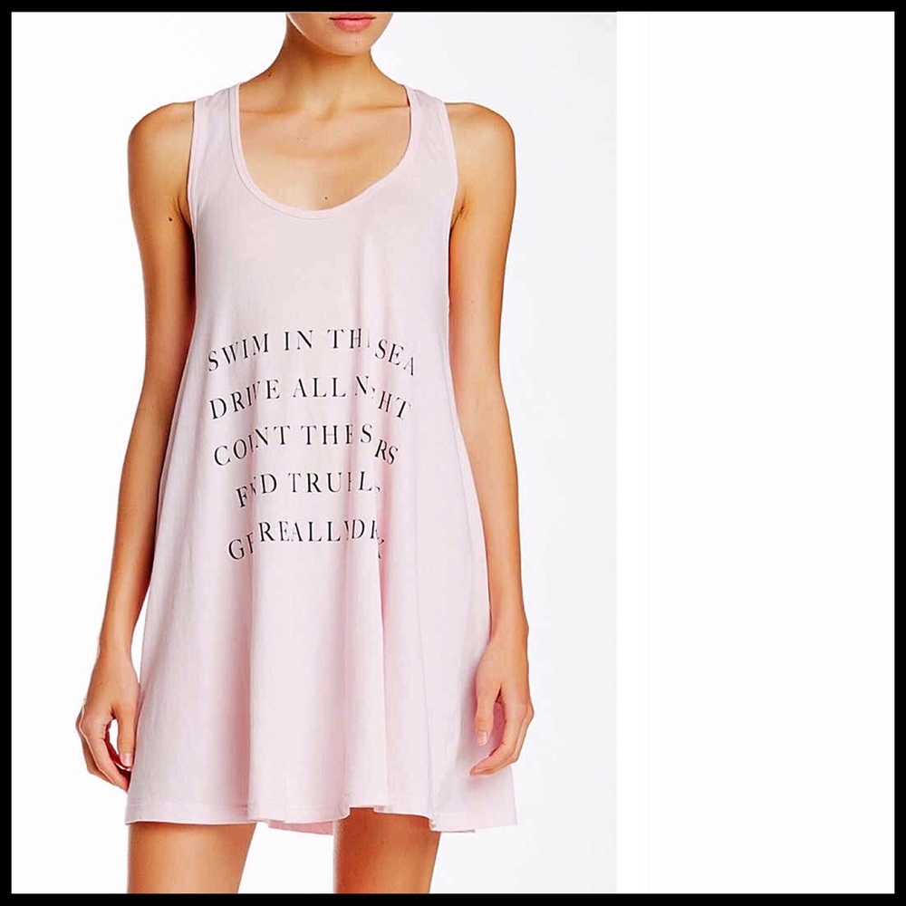 WILDFOX TANK MINI COVERUP TUNIC DRESS - Picture 2 of 8