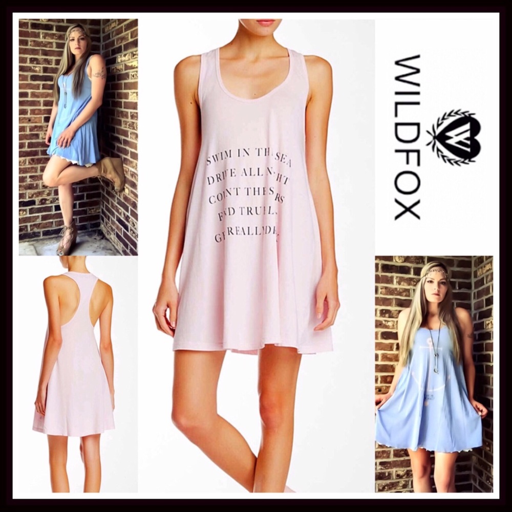 WILDFOX TANK MINI COVERUP TUNIC DRESS - Picture 8 of 8