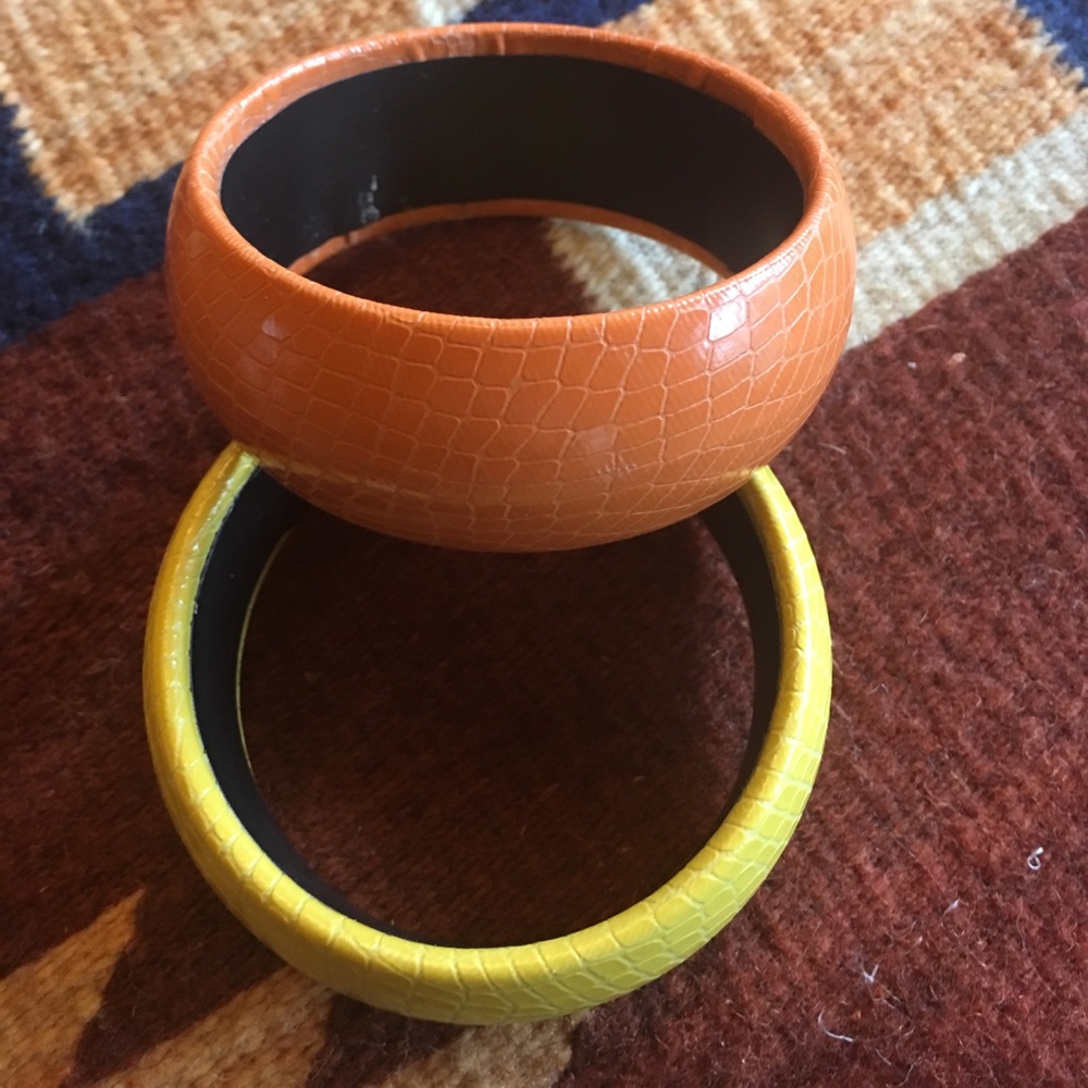 Two genuine leather bracelets