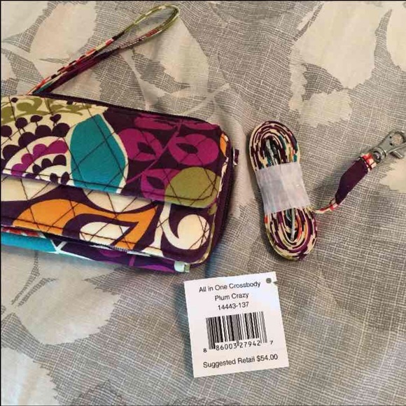 Vera Bradley crossbody/wristlet combo wallet - Picture 3 of 4
