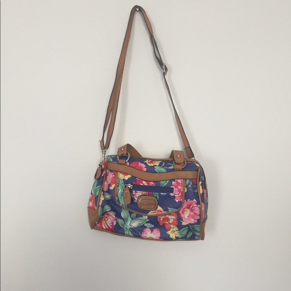 Blue floral Rossetti Purse