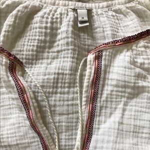 Beach gauzy tunic cover up