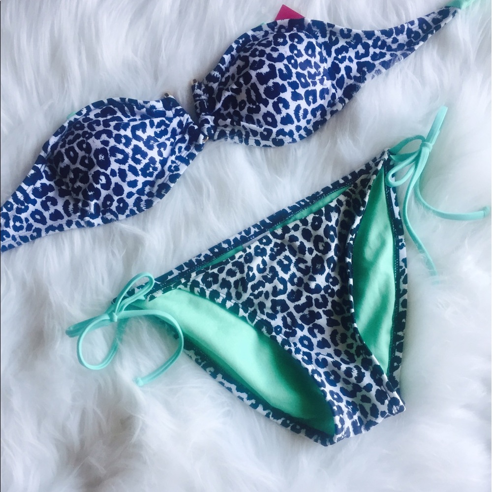 Leopard Print Bikini Set - Picture 2 of 4