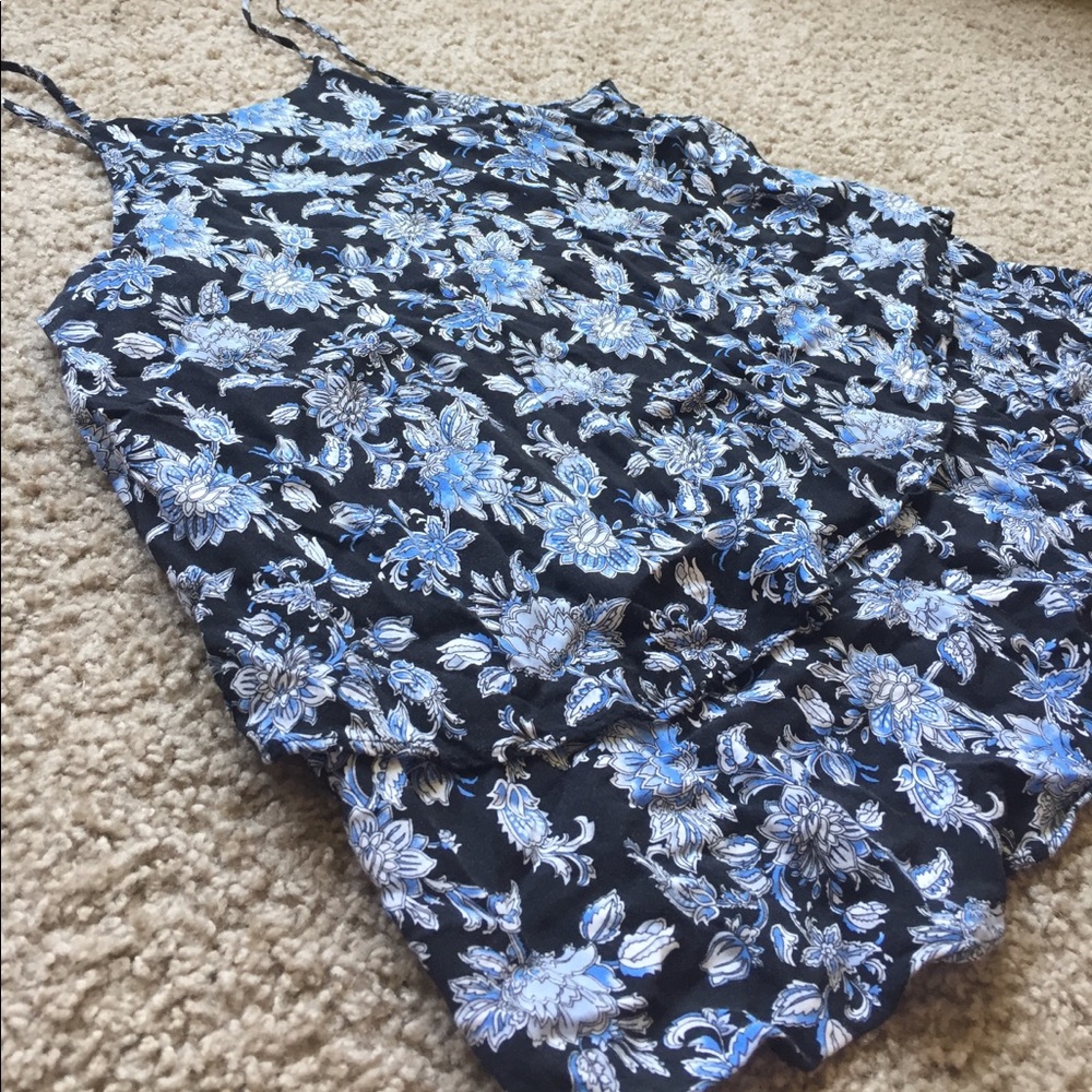 Floral print tank top