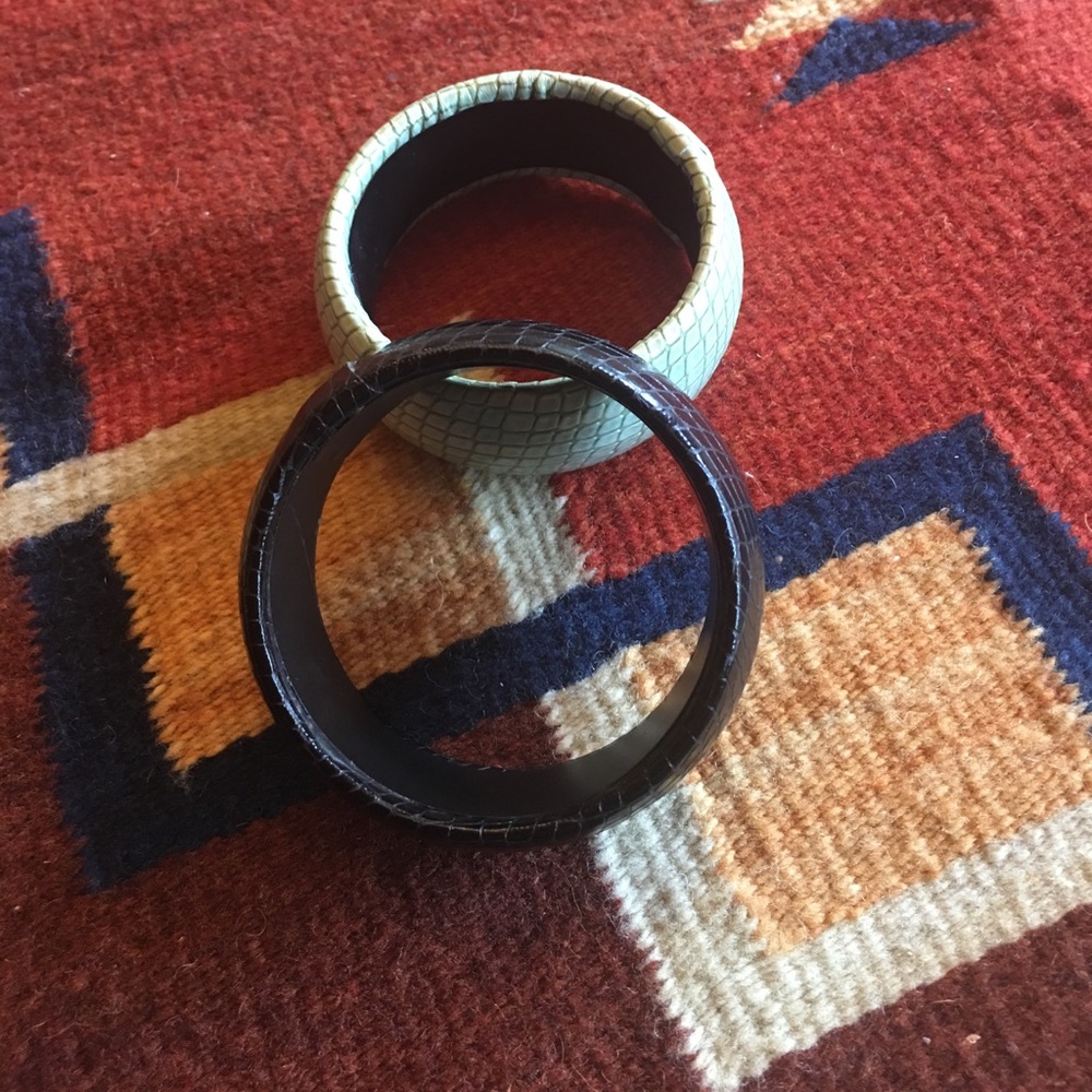 Two Genuine Leather Bracelets - image 3