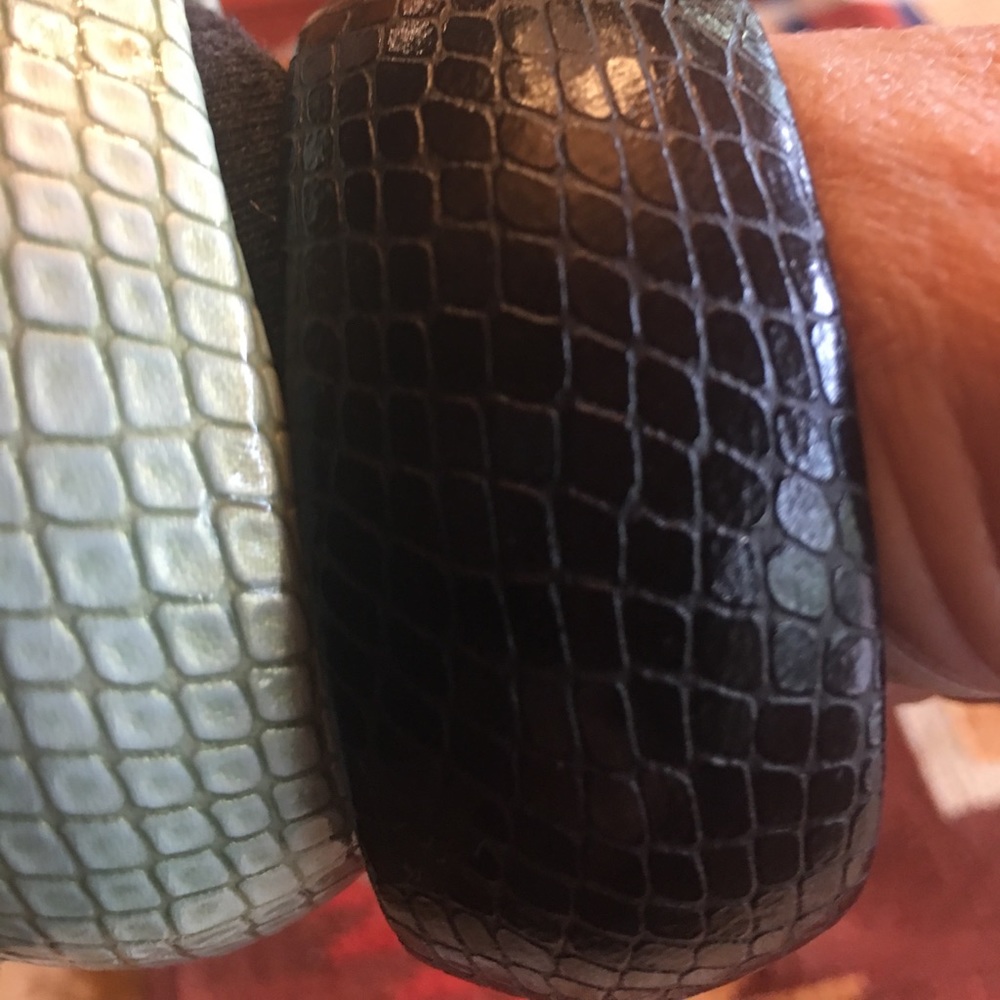 Two Genuine Leather Bracelets - image 4