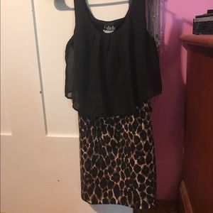 Cheetah bodycon dress