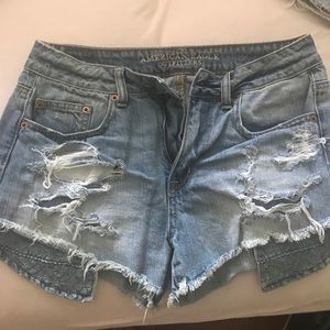 High rise shorts