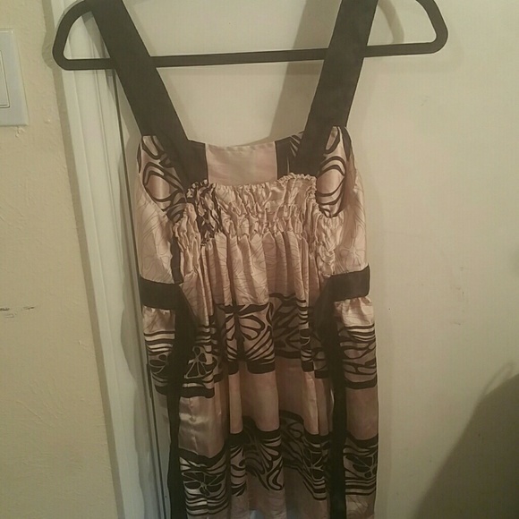 Pink/black Polyester top - Picture 2 of 2