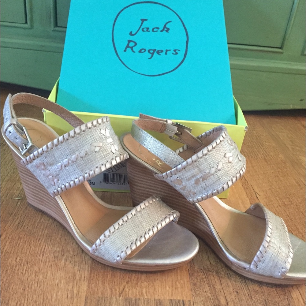 Jack Rogers Vanessa Stacked Wedge