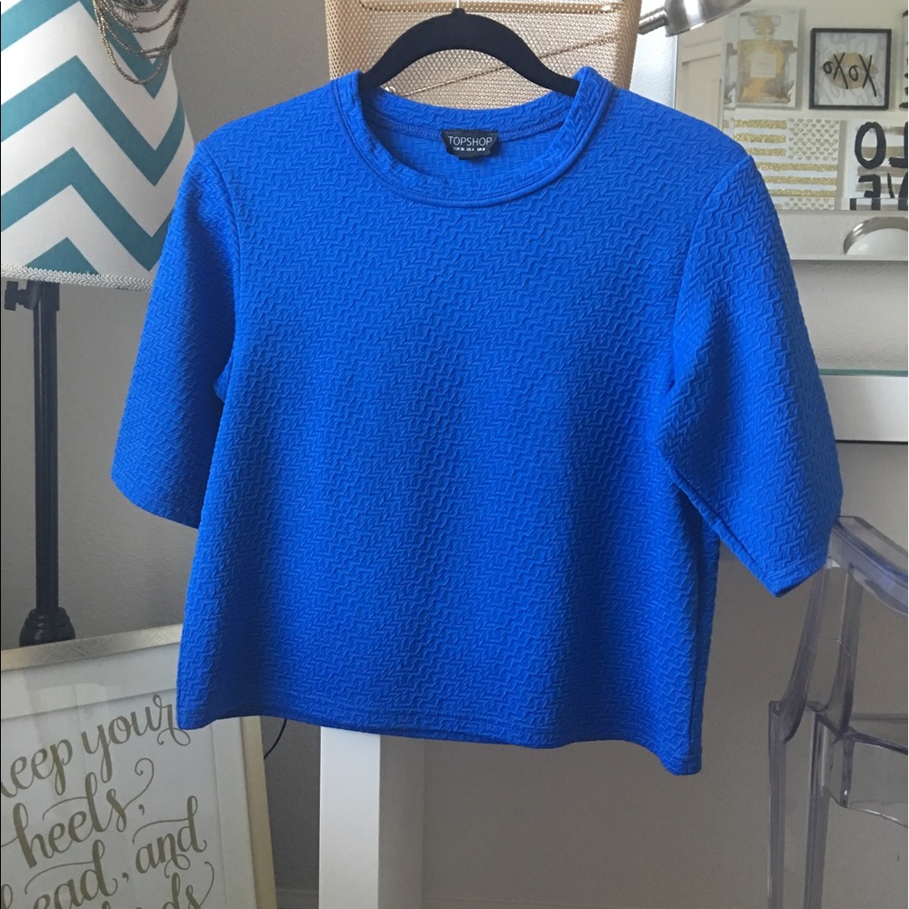 Topshop square croptop sz4