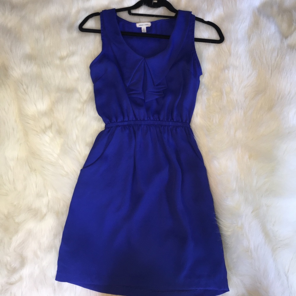 Silence & Noise Sleeveless Ruffle Dress