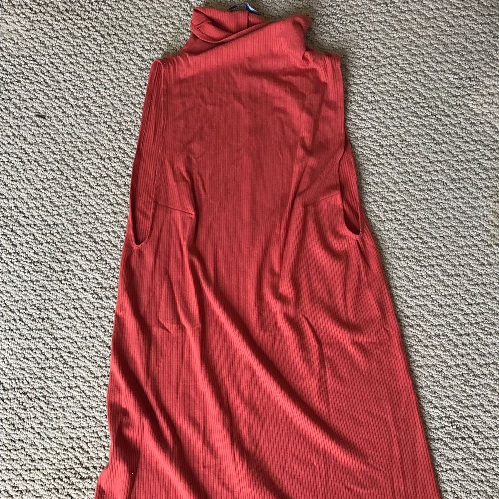 Reformation High Neck Shift Dress