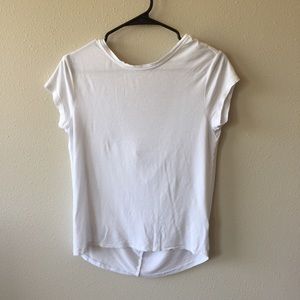ASOS White Tee with Low Back