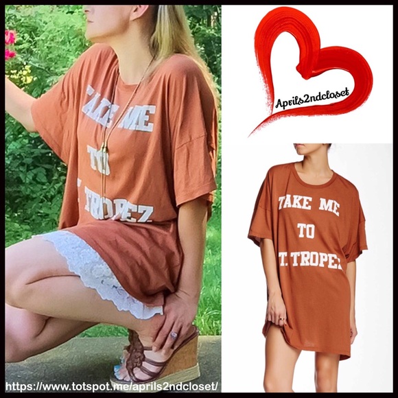 WILDFOX TUNIC MINI DRESS TAKE ME TO ST. TROPEZ - Picture 4 of 5