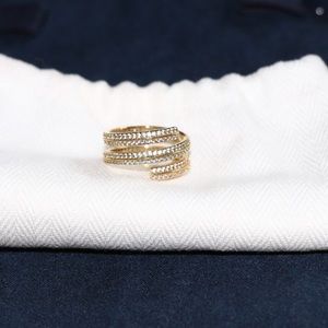 Henri Bendel Cz wrap ring Sz 7