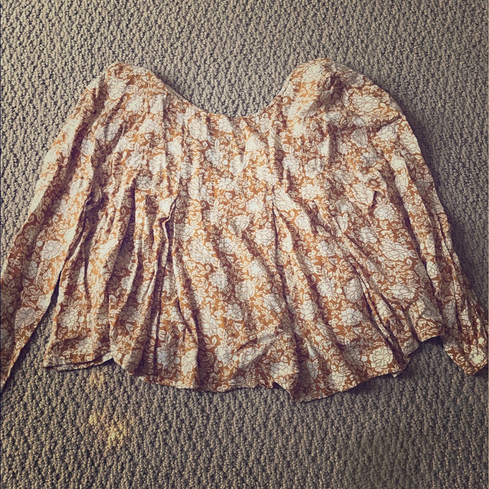Urban Outfitters Floral Flowy Top