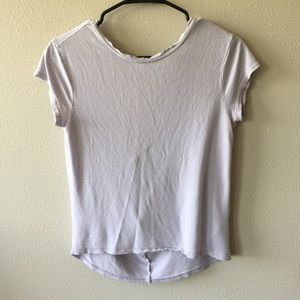 ASOS Light Steel Blue Tee with Low Back