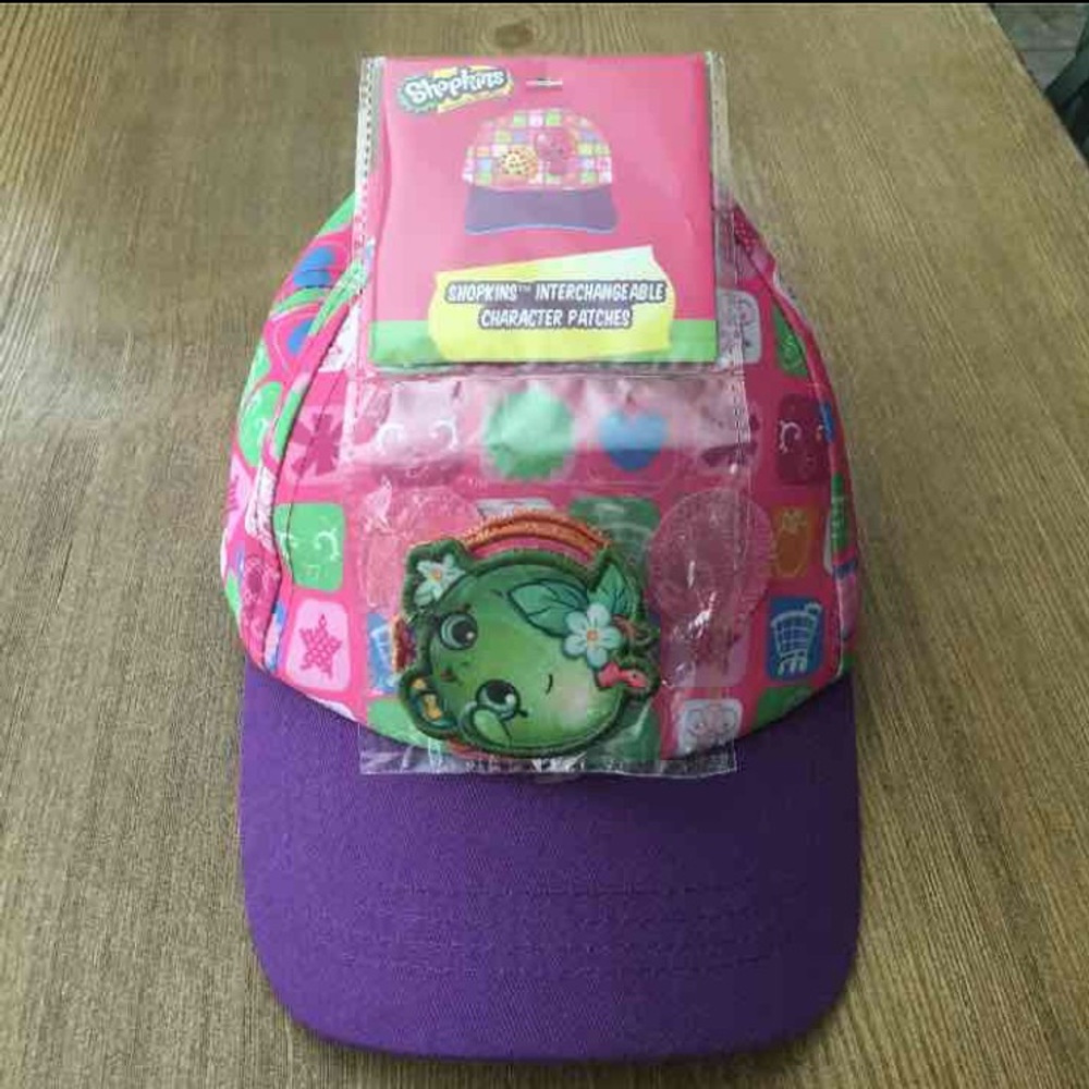 🎀NWT Shopkins Baseball Cap with velcro patch🎀