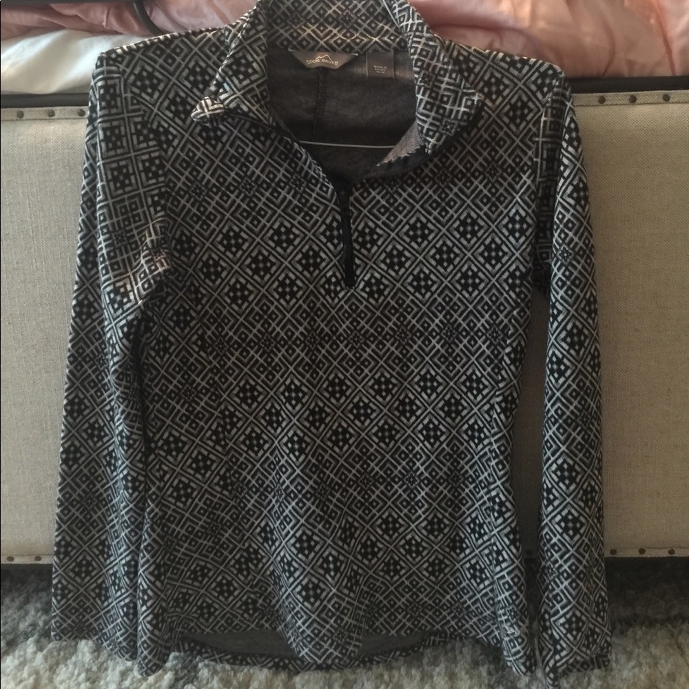 Eddie Bauer patterned pullover