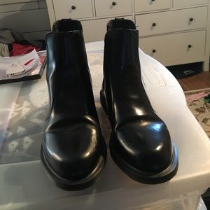 Black Doc Marten boots