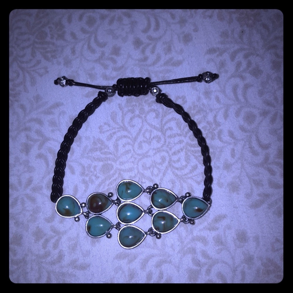 Fossil torquise wrap bracelet