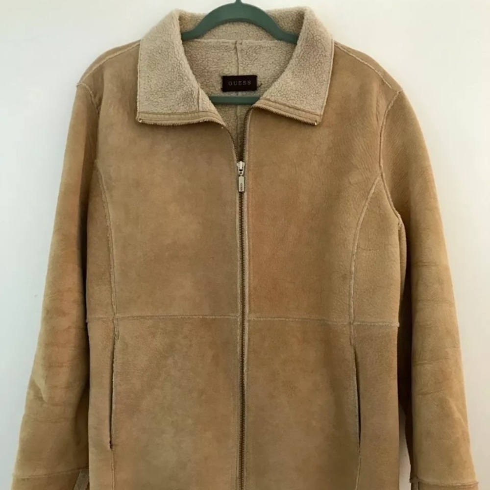 Mint Guess Leather Women's Coat
