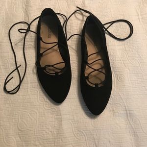 H&M lace up flats