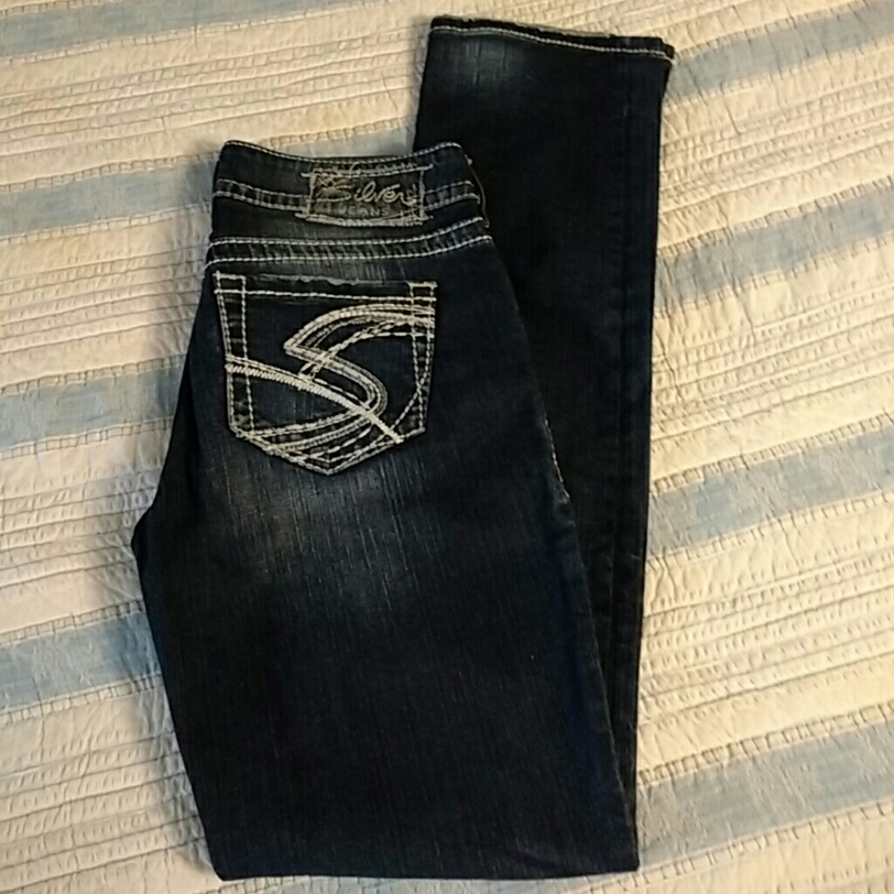 Silver Suki Straight Jeans SZ 26/32